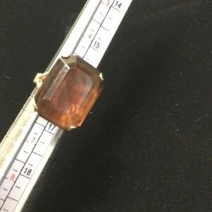 Vintage 50s/60s plum brown Avon ring